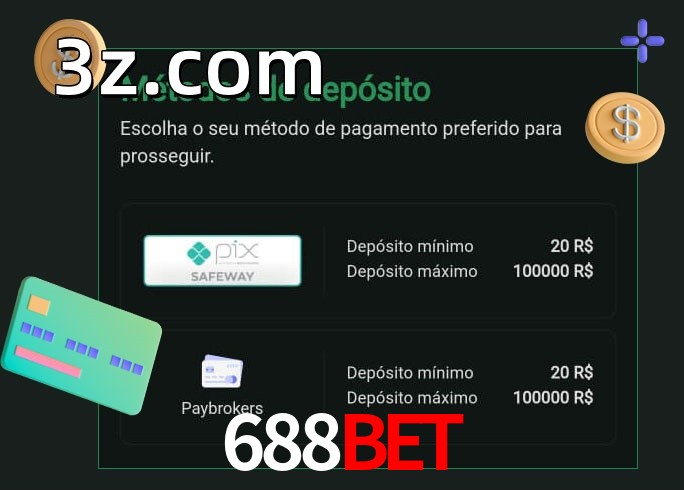 O cassino 688BETbet oferece uma grande variedade de métodos de pagamento
